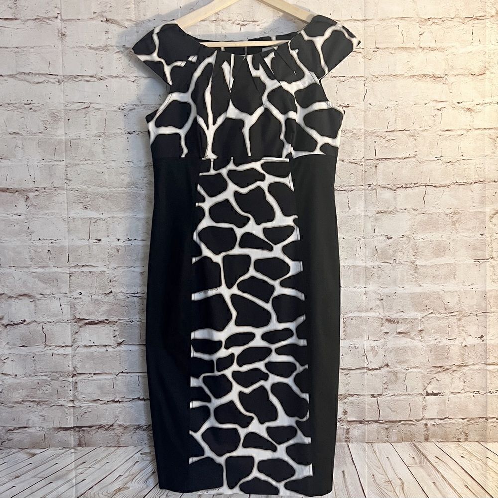 Karen Millen giraffe sheath dress